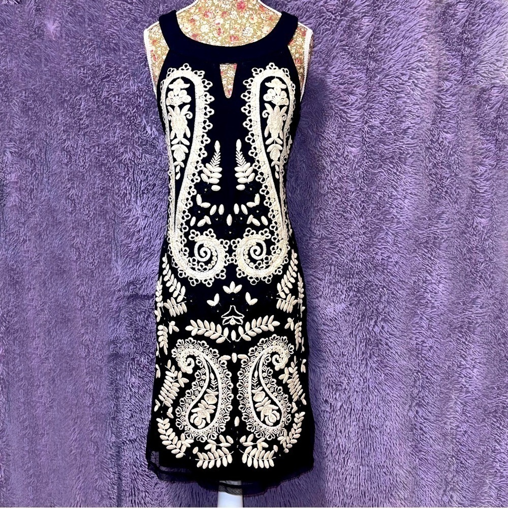 INC International Concepts Embroidered Dress